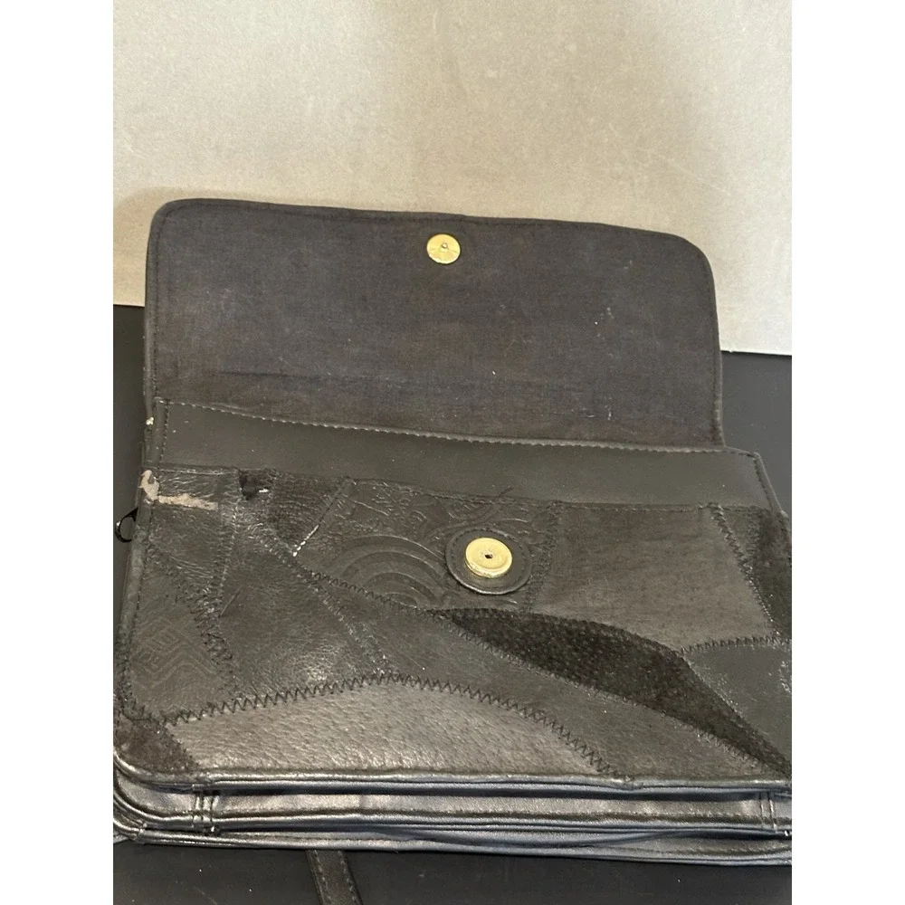 Vintage‎ Black Patchwork Purse